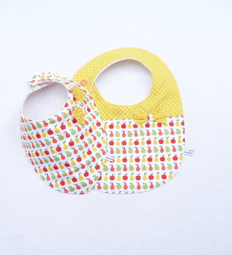 „Coraline" Lätzchen-Duo Für Mädchen Von 0-24 Monaten - Ein Originelles Babygeschenk von Etsy - bavoirsetcie