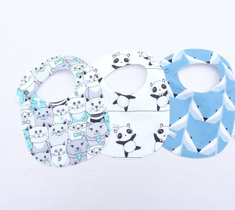Dreier-Set Lätzchen Für Jungen, Lätzchen-Trio, Geschenk Zur Babyparty von Etsy - bavoirsetcie