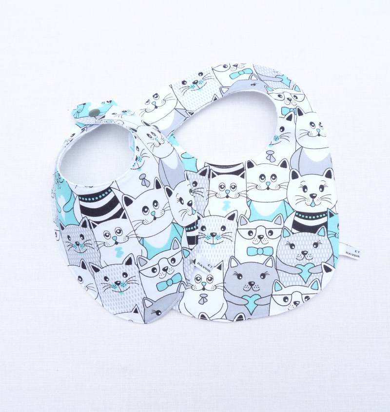 Duo Bavoirs Garçon Naissance Original von Etsy - bavoirsetcie