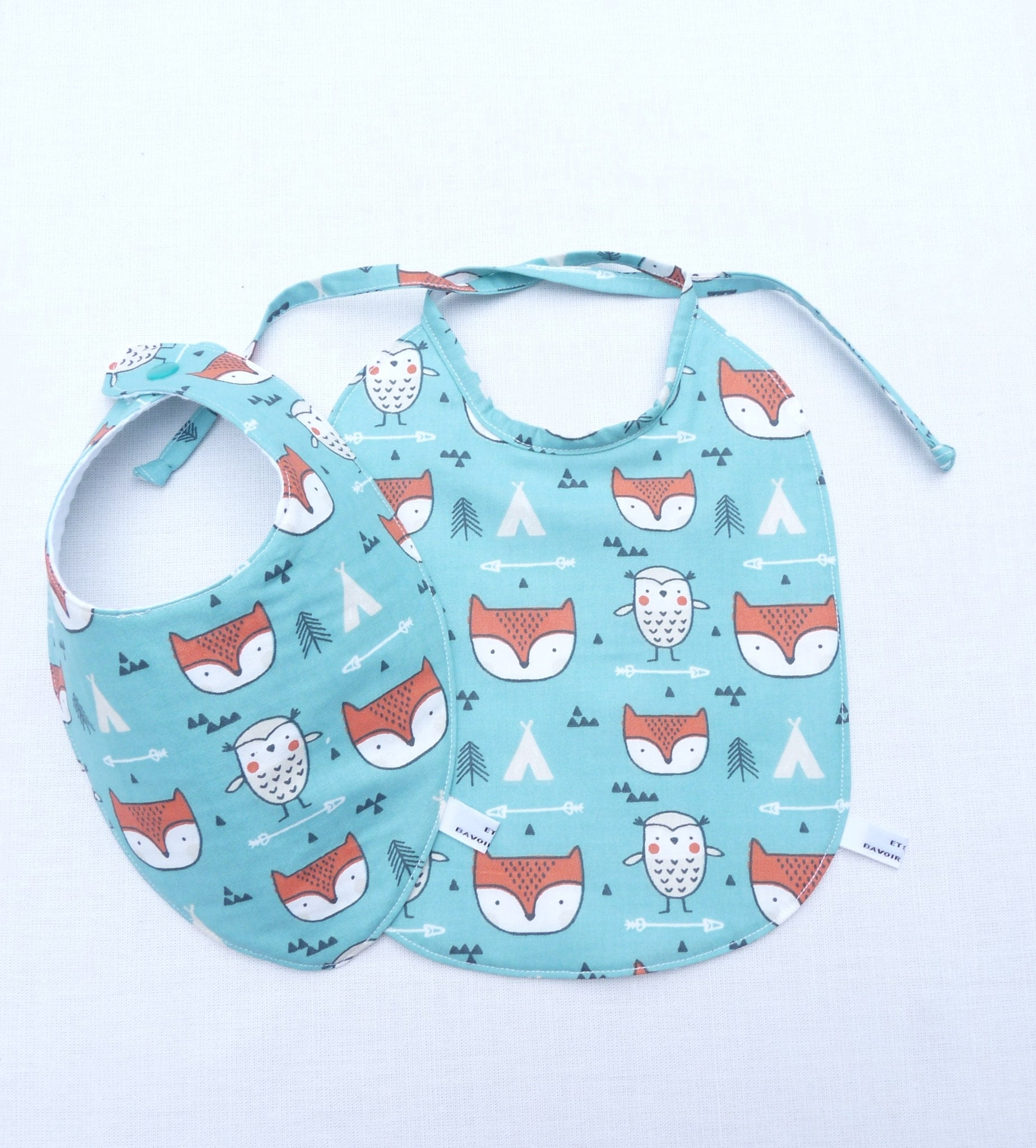 Ensemble Bavoirs Bébé Garçon «Malo » 0/24 Mois von Etsy - bavoirsetcie