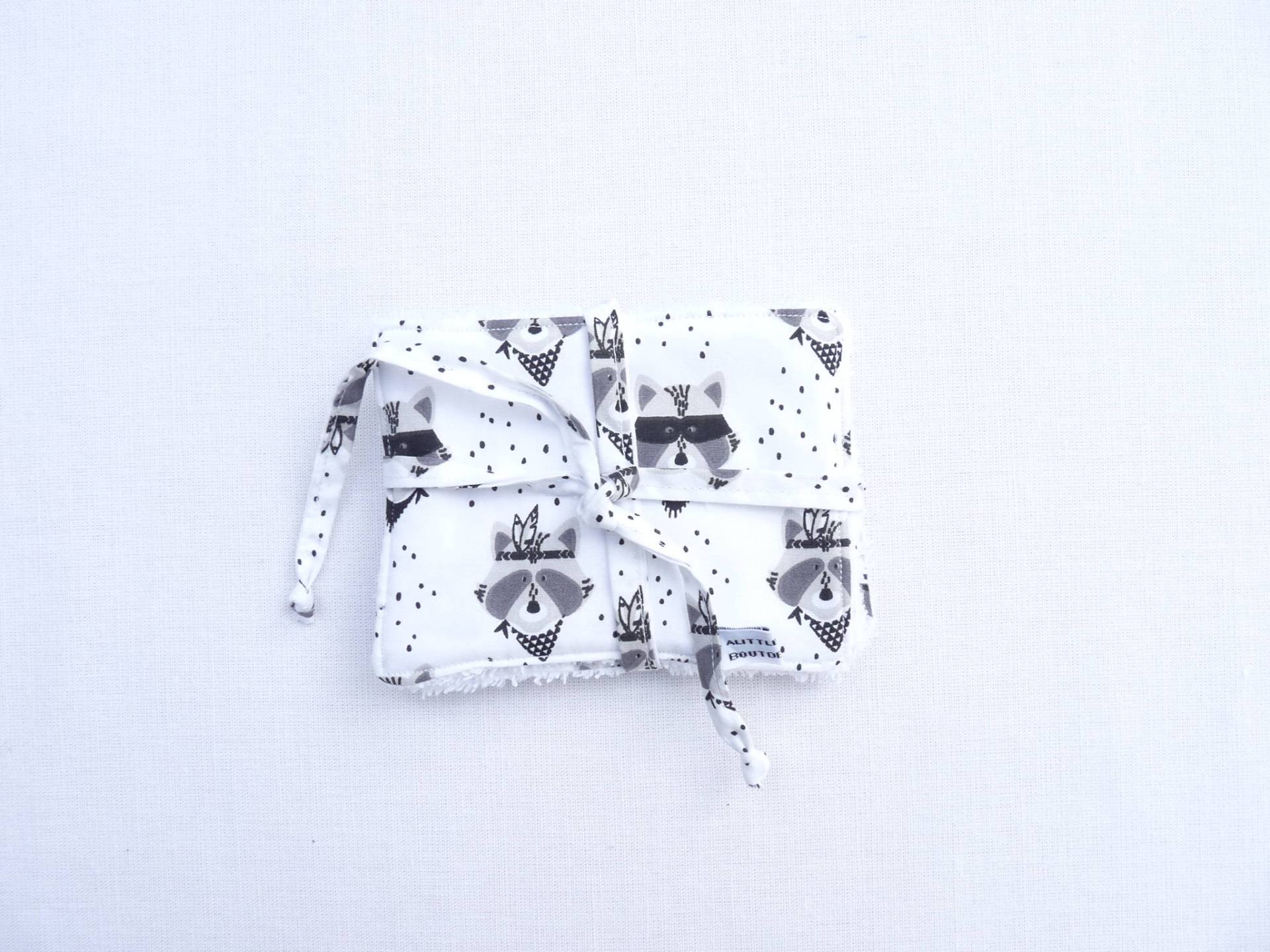 Ensemble De Quatre Lingettes Écologiques Lavables Coton von Etsy - bavoirsetcie