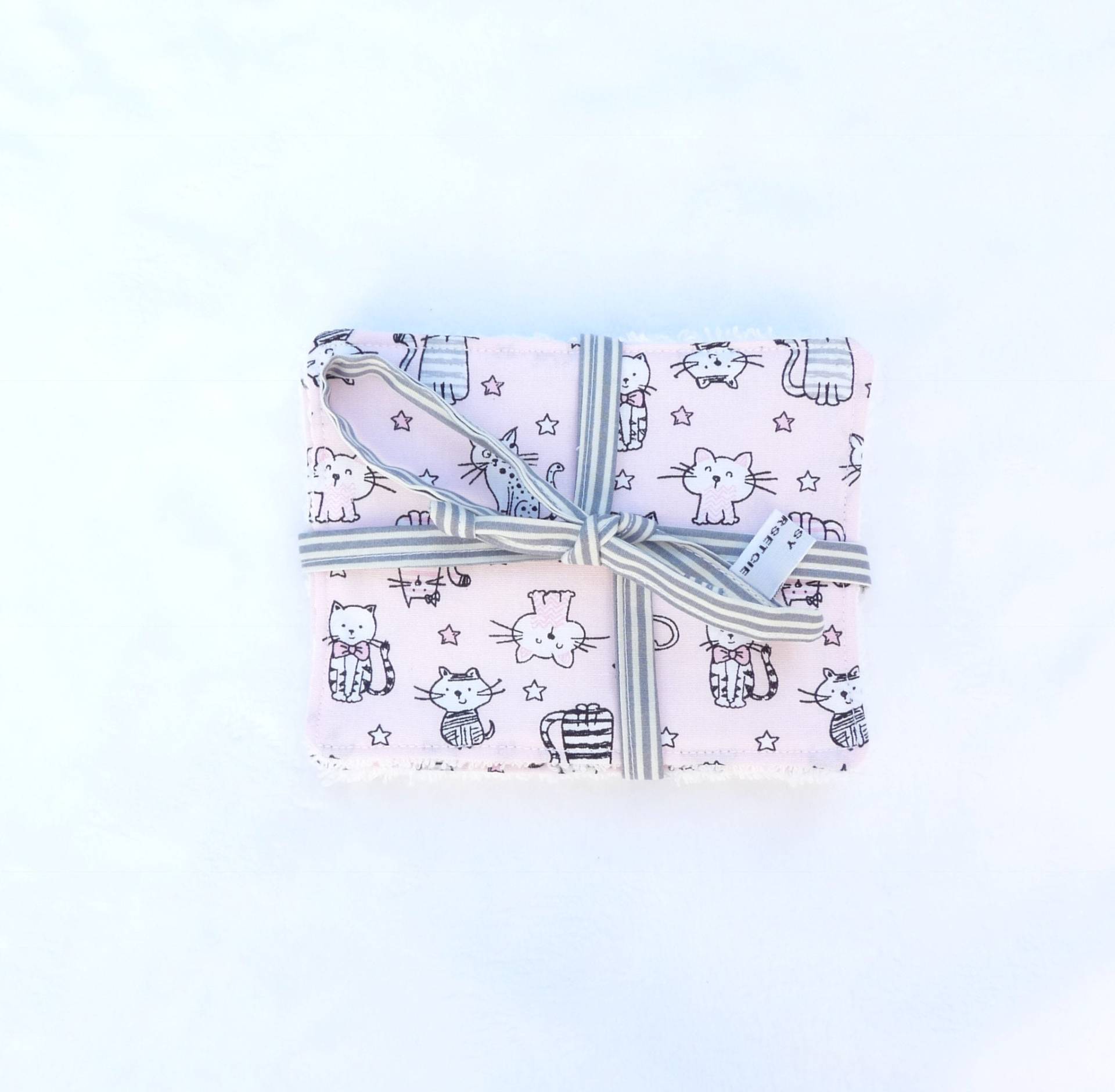 Ensemble De Quatre Lingettes Écologiques Lavables von Etsy - bavoirsetcie