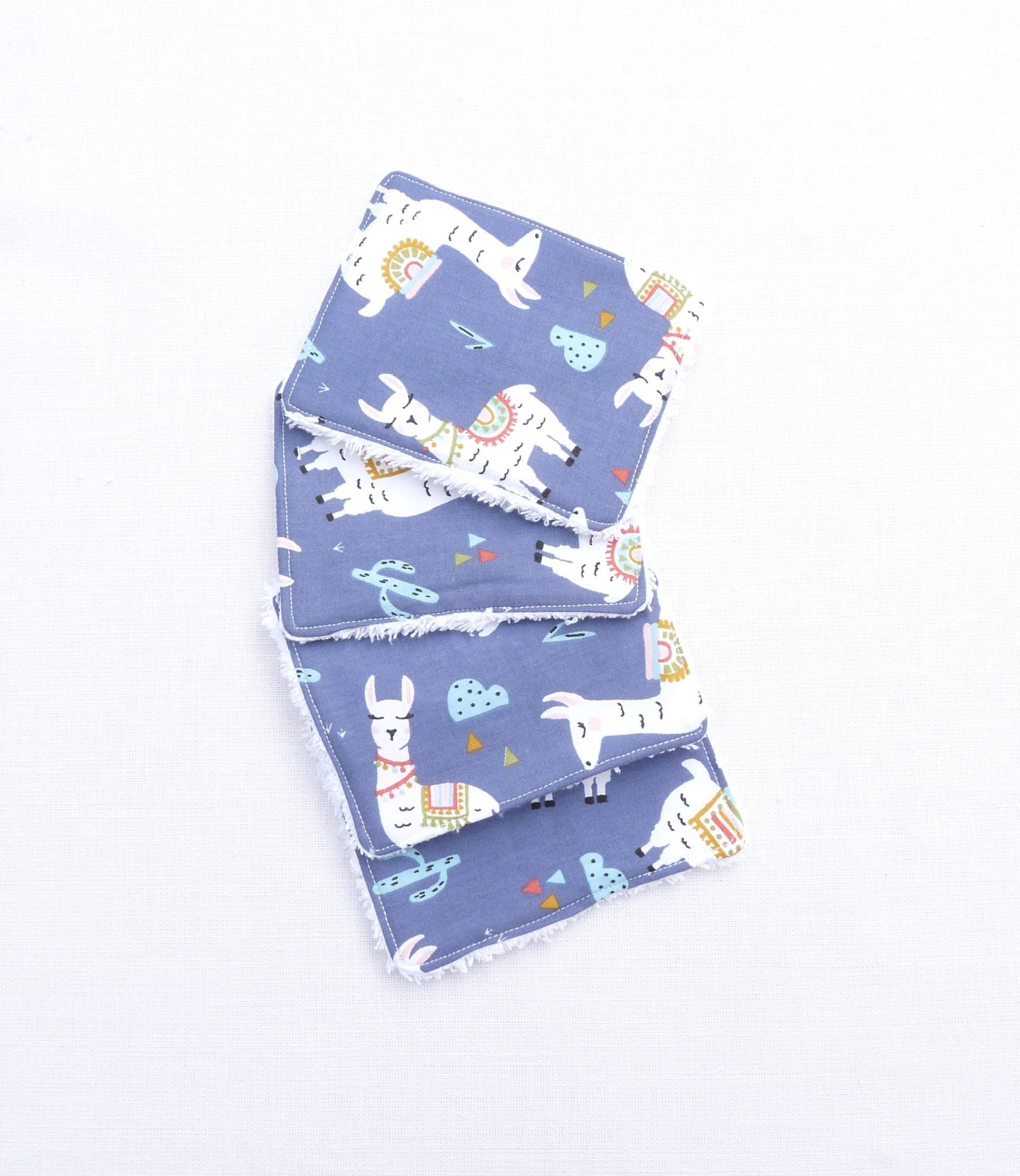 Ensemble De Quatre Lingettes Écologiques Lavables von Etsy - bavoirsetcie