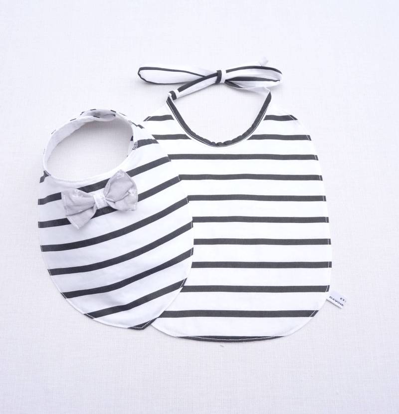 Ensemble Deux Bavoirs Bébé Original von Etsy - bavoirsetcie