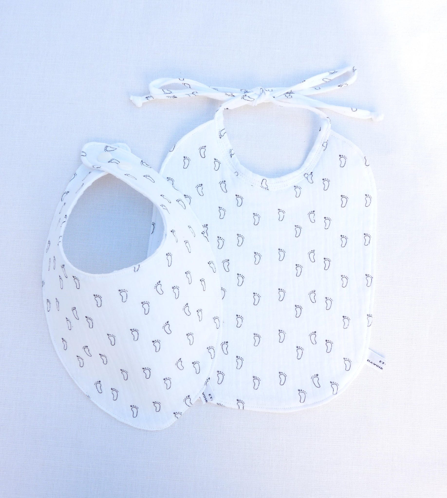 Ensemble Deux Bavoirs Bébé Original von Etsy - bavoirsetcie
