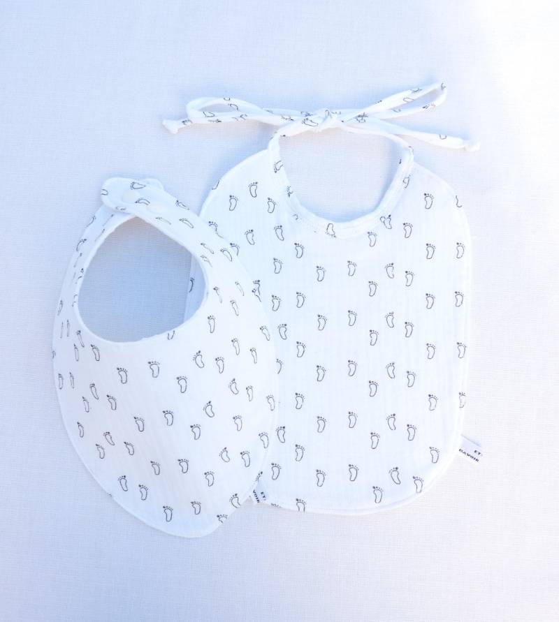 Ensemble Deux Bavoirs Bébé Original von Etsy - bavoirsetcie