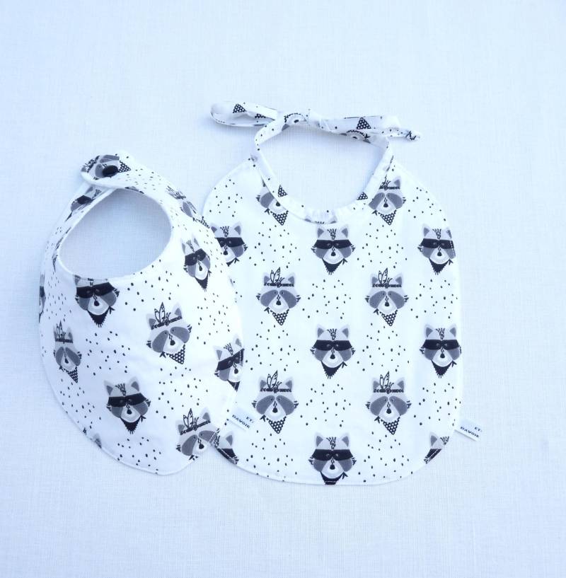 Ensemble Deux Bavoirs Bébé Original von Etsy - bavoirsetcie