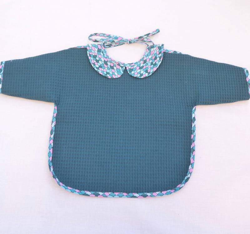 Lätzchen Mit Regenbogenärmeln Für Mädchen, 12/24 Monate, Originell, Schulkantine, Kindergarten, Kindermädchen von Etsy - bavoirsetcie