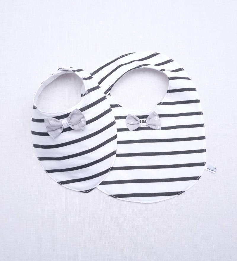 Original "Marine" 0-24 Monate Duo-Lätzchen von Etsy - bavoirsetcie