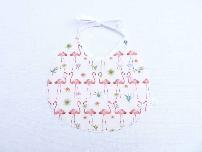 Originales, Wendbares Lätzchen Für Babys Und Mädchen | 0-18 Monate „Rosa Flamingos" von Etsy - bavoirsetcie