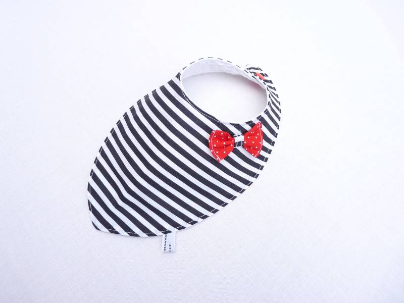 Originelles Lätzchen Im Schalstil Für Mädchen, 0-24 Monate, "Marie" von Etsy - bavoirsetcie