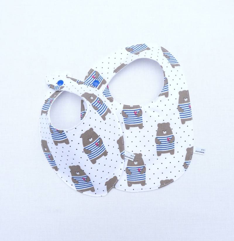 „Oscar"-Doppellätzchen 0-24 Monate - Originelles Geschenk Für Jungen von Etsy - bavoirsetcie