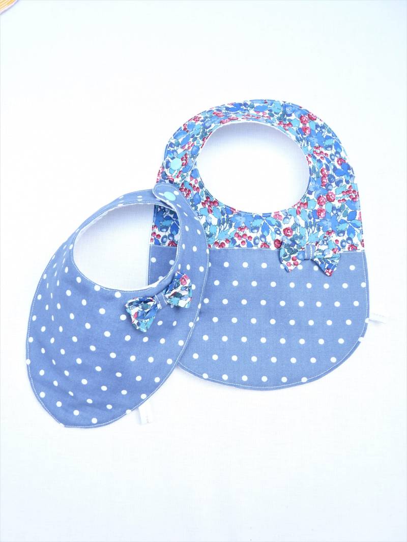 Wiltshire "Louise" 0-24 Monate Duo-Lätzchen von Etsy - bavoirsetcie