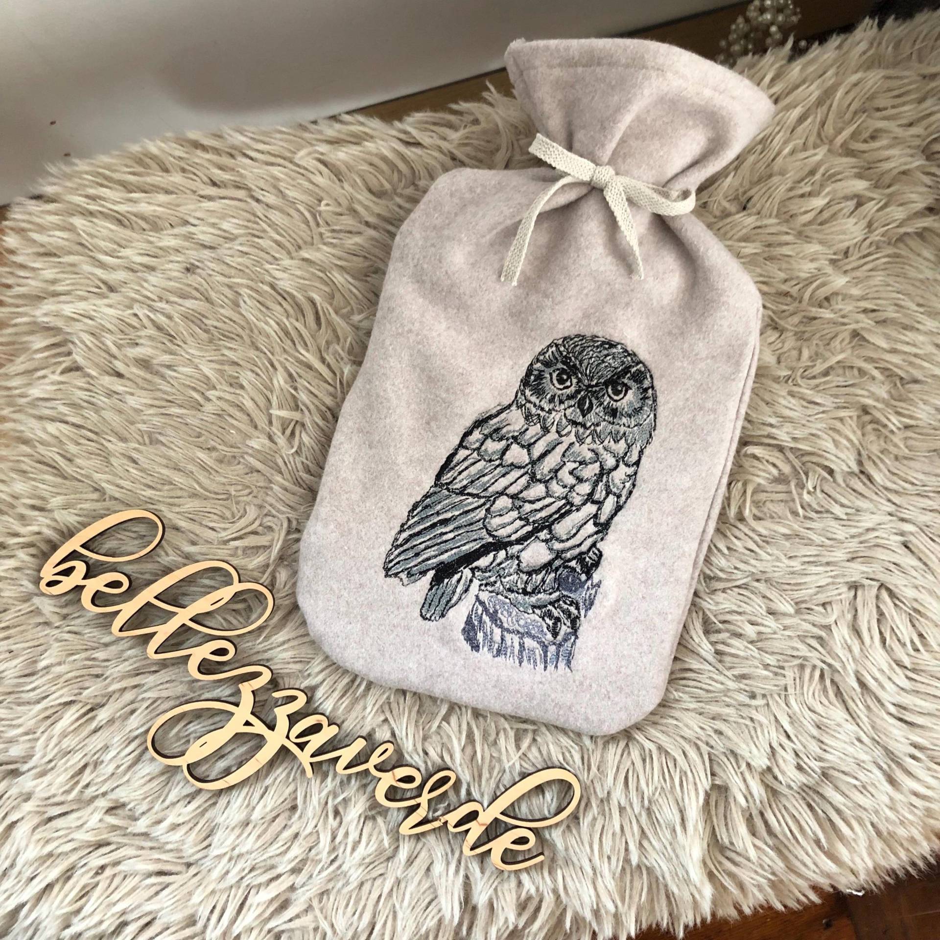 Wunderschöner Wärmflaschenbezug Aus Bestickten Baumwollvlies, Personalisierbar Wunderschöner Wärmflaschenbezug Aus Bestickten Baumwollvlies, Personalisierbar von Etsy - bellezzaverde