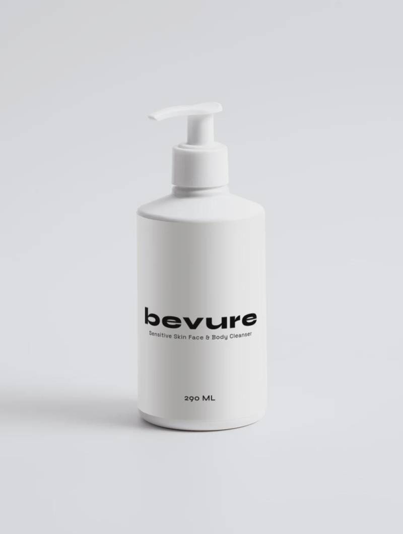 Sensitive Skin Face Body Cleanser 150 Sanftes, Feuchtigkeitserhaltendes Reinigungs-Gel Für Gesicht Körper Vegan Ecocert-Zertifiziert von Etsy - bevure