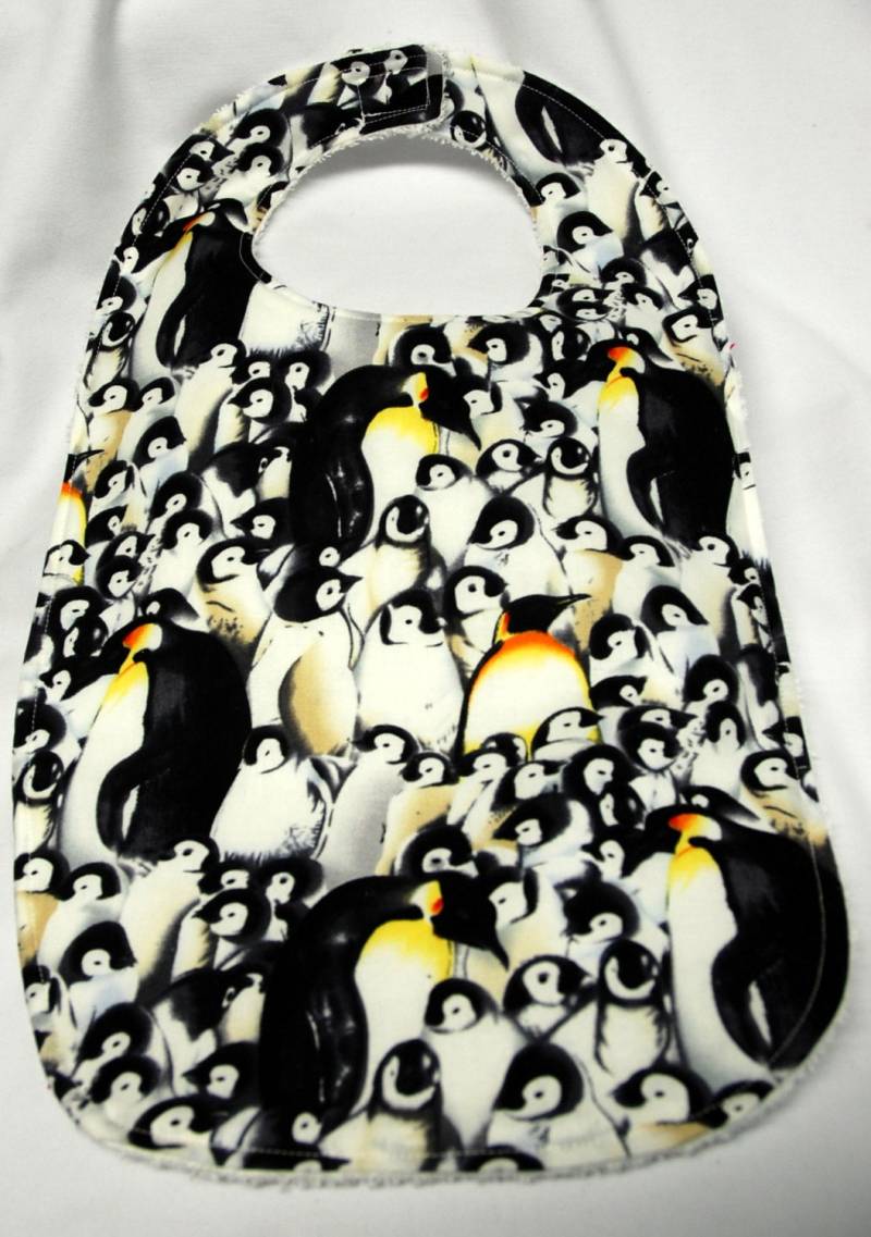 Lätzchen Für Jugendliche/Junior, Besondere Bedürfnisse, Zhirnlähmung, Anpassungsfähige Kleidung, 36 cm Öffnung Packed Penguins von Etsy - beyondquilts