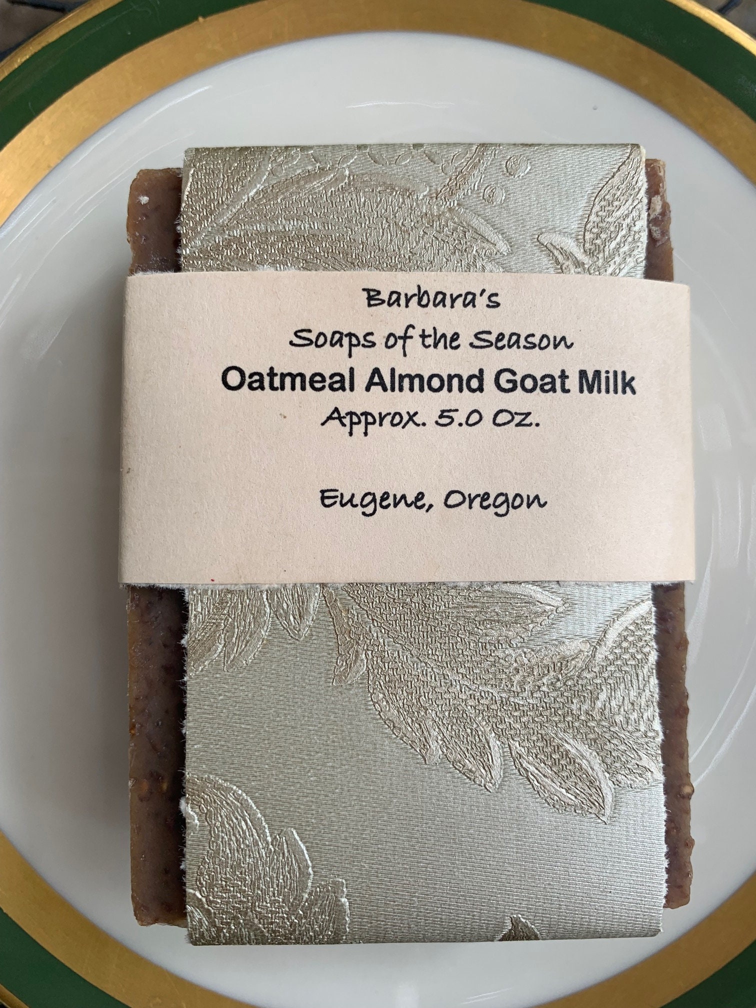 Haferflocken Mandel Ziegenmilch Seife Haferflocken Mandel Ziegenmilch Seife von Etsy - bhascall