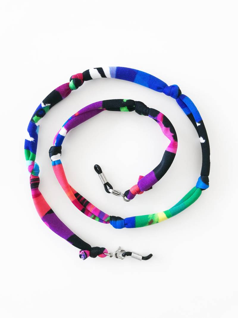 Buntes Gesichtsmaskenhalteband, Neonfarbenes Brillenband, Brillenkette, Brillenhalter, Brillenband von Etsy - birdienumnumshop