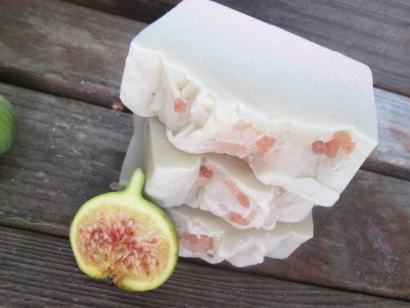 Feige + Olive Handgemachte Seife - Feigen Rose Tonerde Bentonit Ton Seife von Etsy - bksoapco