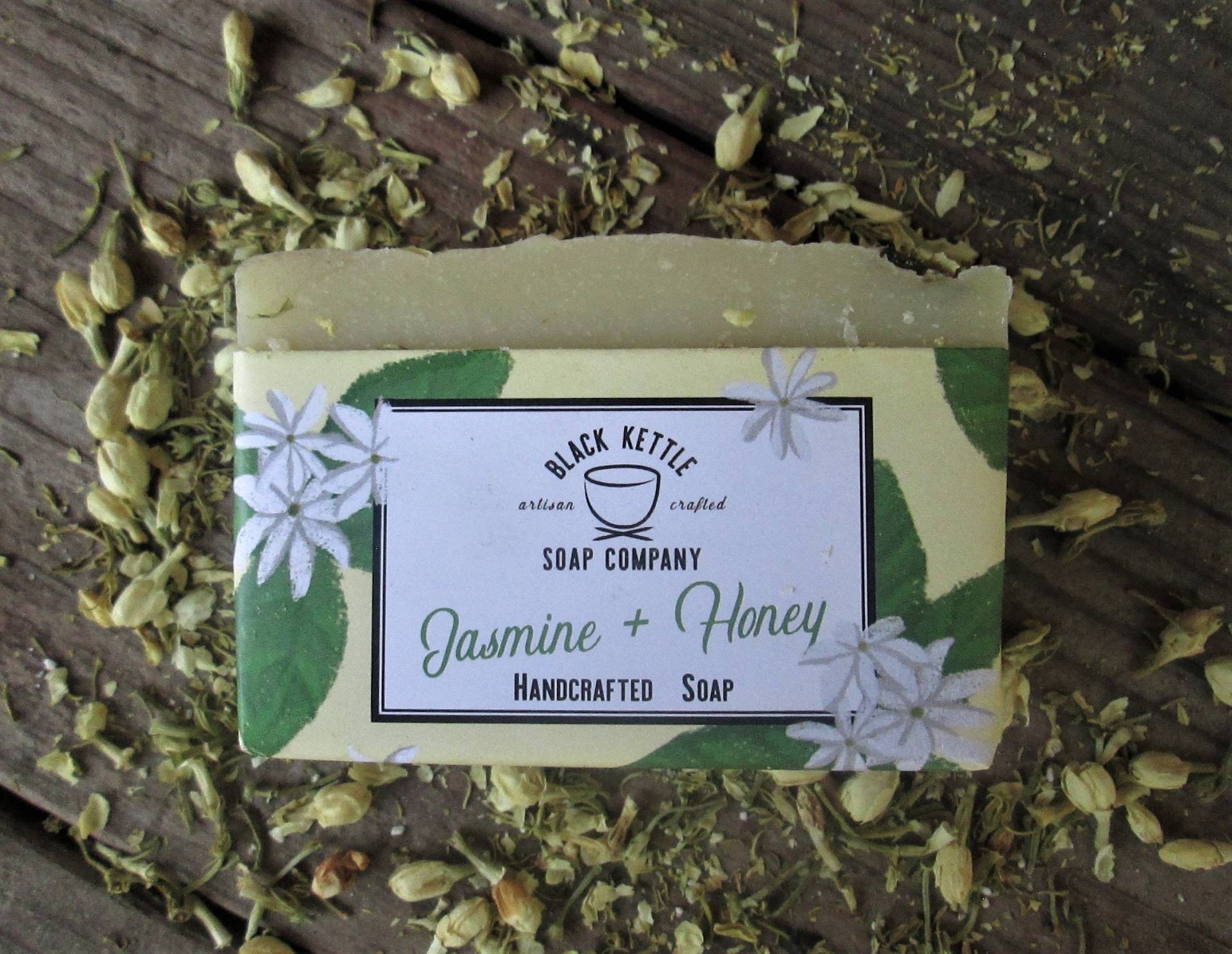 Palmfreie Seife Jasmine & Honey Angereichert Mit Honig ... Schwarzer Kessel von Etsy - bksoapco