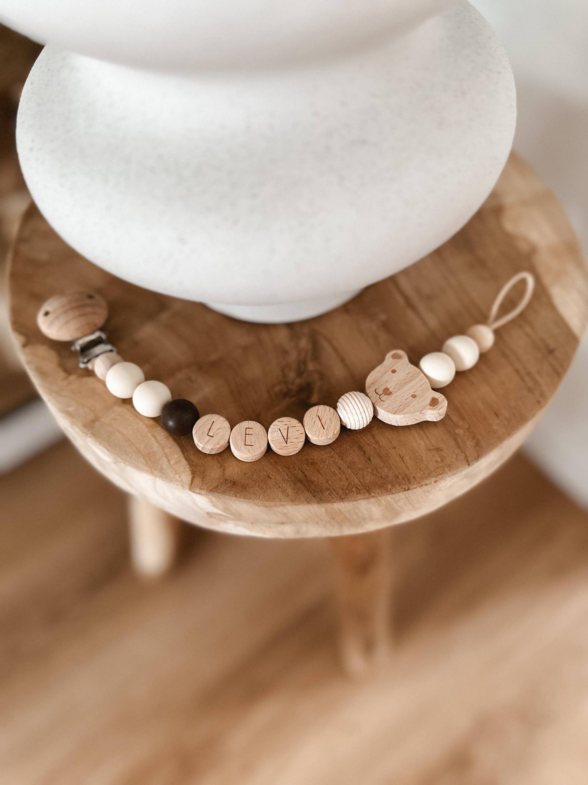 Schnullerkette/Personalisierte Mit Einem Bärchen von Etsy - blessdmoments
