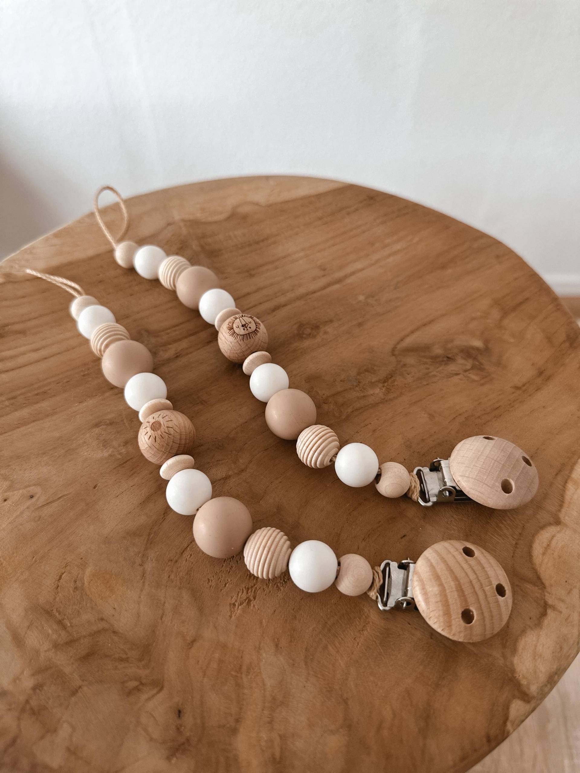 Schnullerkette/Schnullerhalter Mit Löwe Oder Regenbogen/ Sonnenmotiv von Etsy - blessdmoments