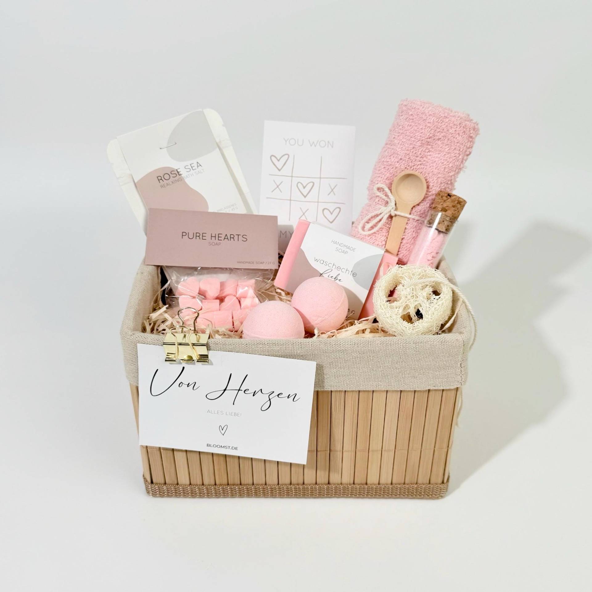 Wellness Geschenkkorb | Geschenkset Lieblingsmensch Spa & Für Frauen Wohlfühlbox Geburtstag Muttertag von Etsy - bloomstdesign