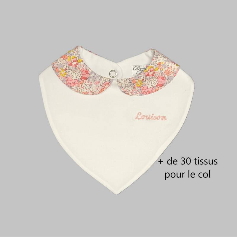 Baby Lätzchen Bandana Liberty Kragen, Schal Mit Personalisierung Name Bestickt von Etsy - bonjourbonsoirfrance