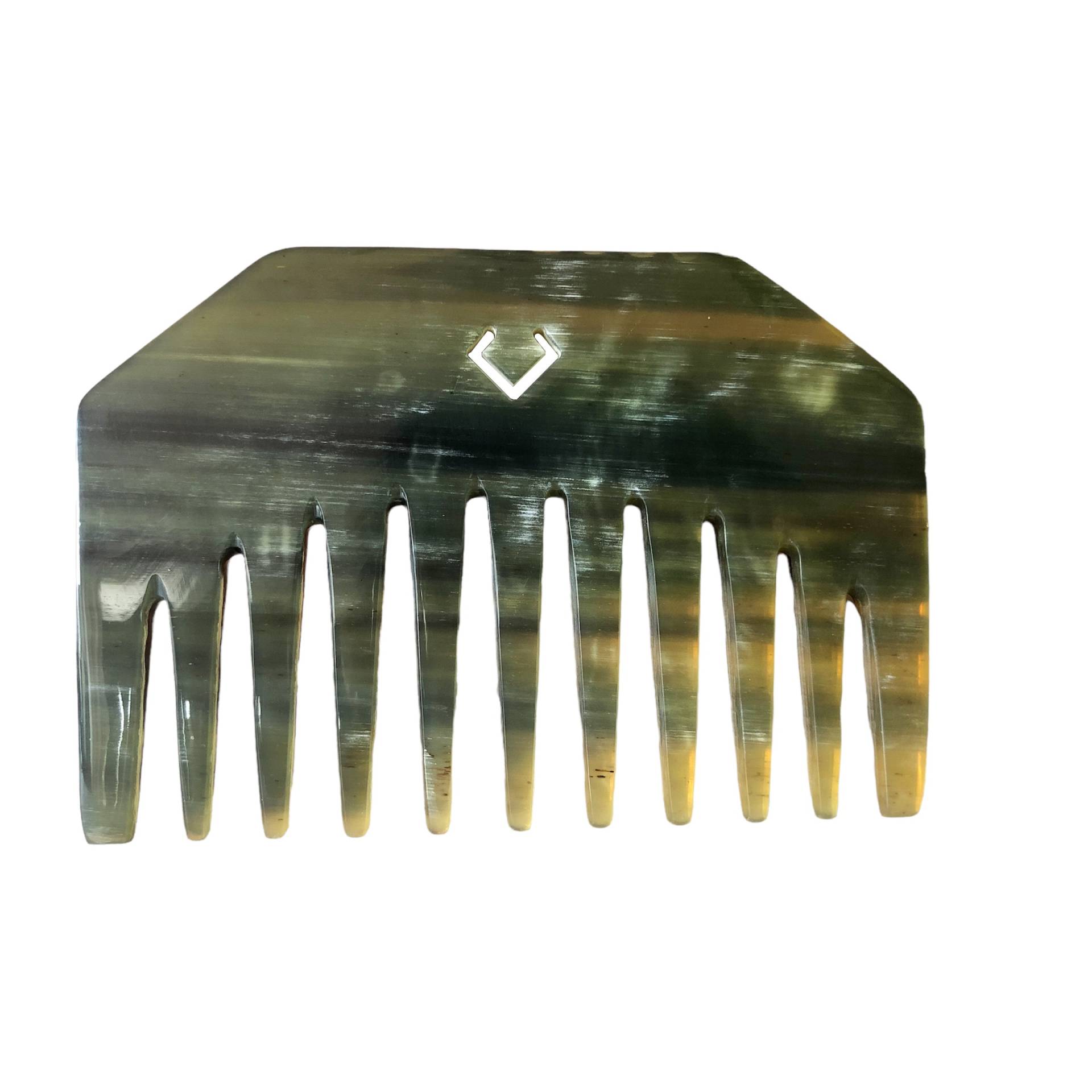 Horn-Spitzzahn-Kamm Mit Logo. Lockenbürste. Taschenkamm von Etsy - Buffagems