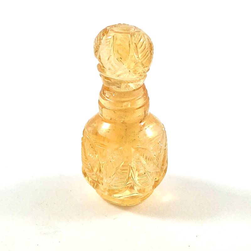 Citrine Geschnitzte Miniaturparfümflasche Mit Deckel, Der Sich 34, 98 Karat Öffnet von Etsy - bunnyboutique