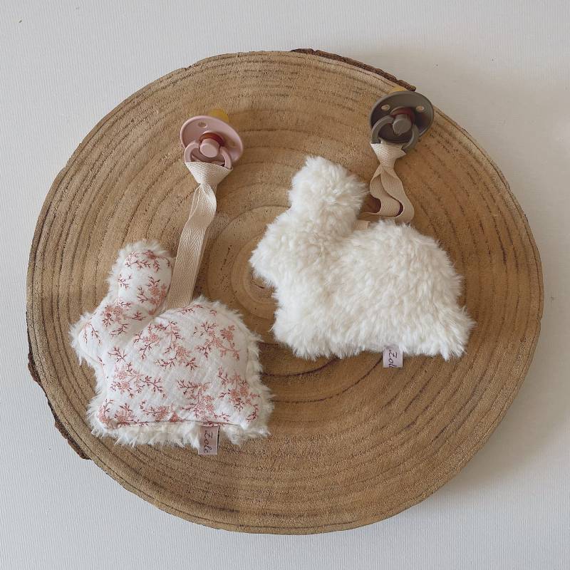 Kleines Hasen-Schnullerband Für Schnuller, Kaninchen-Schnullerband Mit Schnullerclip Kleines Hasen-Schnullerband Für Schnuller, Kaninchen-Schnullerband Mit Schnullerclip von Etsy - byZole