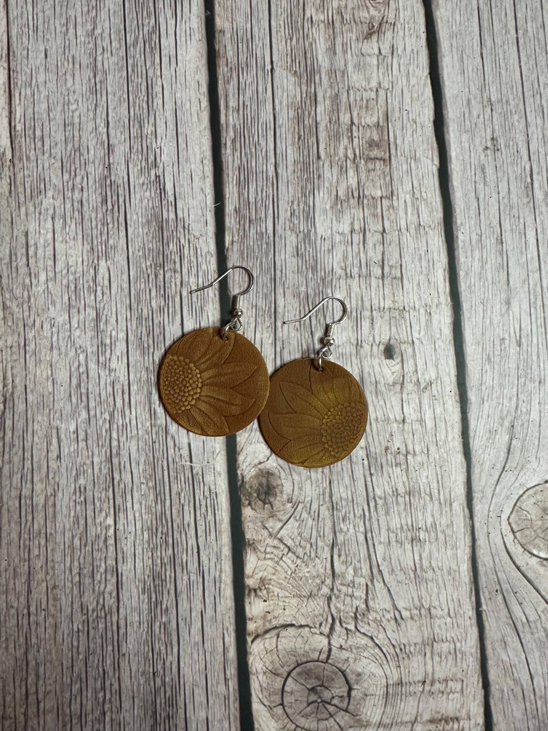 Die Sonnenblumenfeld Felder Ohrhänger von Etsy - camrynmscreations