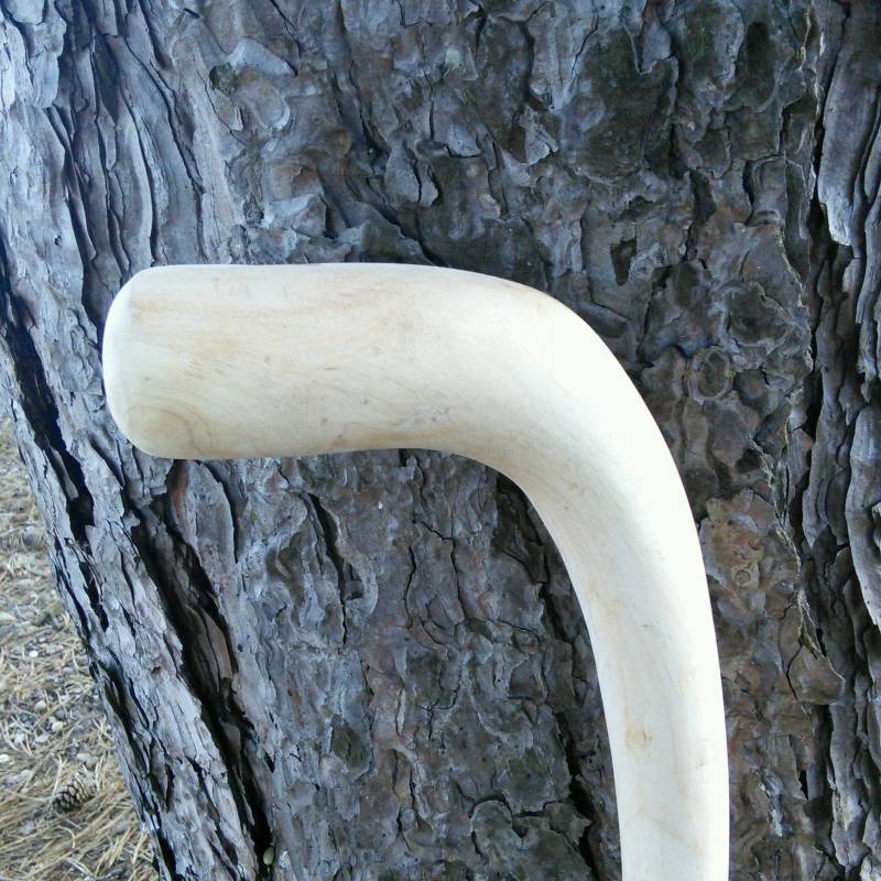 Halbfertiger 37-Zoll-Ahornstock von Etsy - canesUmake