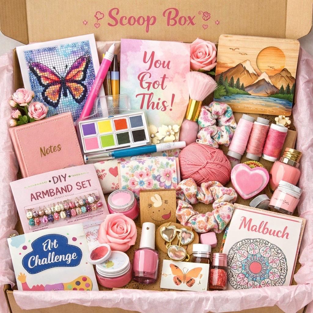 Scoop Box /Mystery/Hobby Diy Basteln Malerei Kochen Stricken Häkeln Nähen Sticken Gaming Töpfern von Etsy - chaoticindustries98