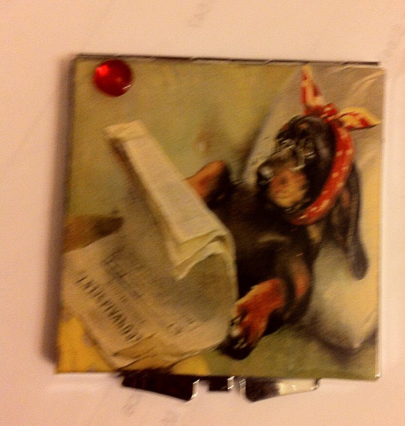 Retro Daschund Hound Dog Square Spiegel Kompakt Oder Pillendose Minzkasten von Etsy - cheetahrama