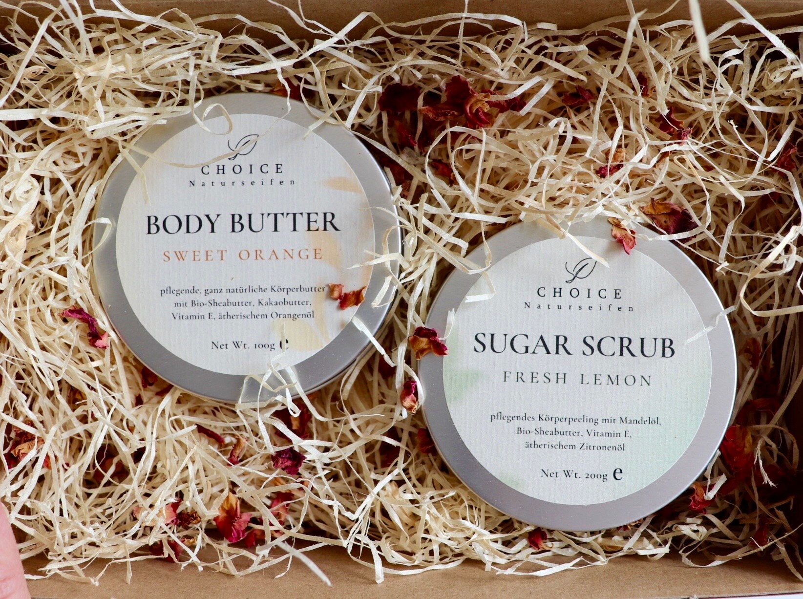 Geschenkset Body Care Duo Naturkosmetik, Feste Körperbutter, Körperpeeling, Vegan & Palmölfrei, Weihnachtsgeschenk Geschenkset Body Care Duo Naturkosmetik, Feste Körperbutter, Körperpeeling, Vegan & Palmölfrei, Weihnachtsgeschenk von Etsy - choicenaturseifen