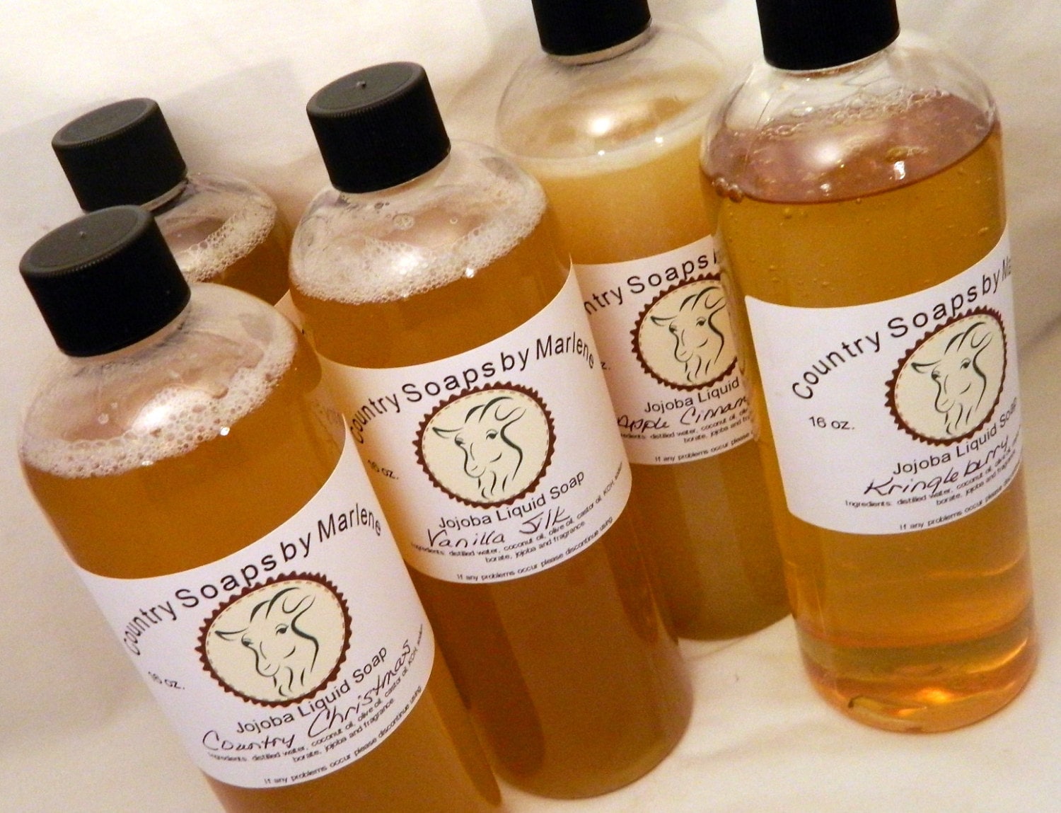 Apfel Zimt Flüssige Handseife 16 Oz Nachfüllpackung von Etsy - countrysoapsbymarlen