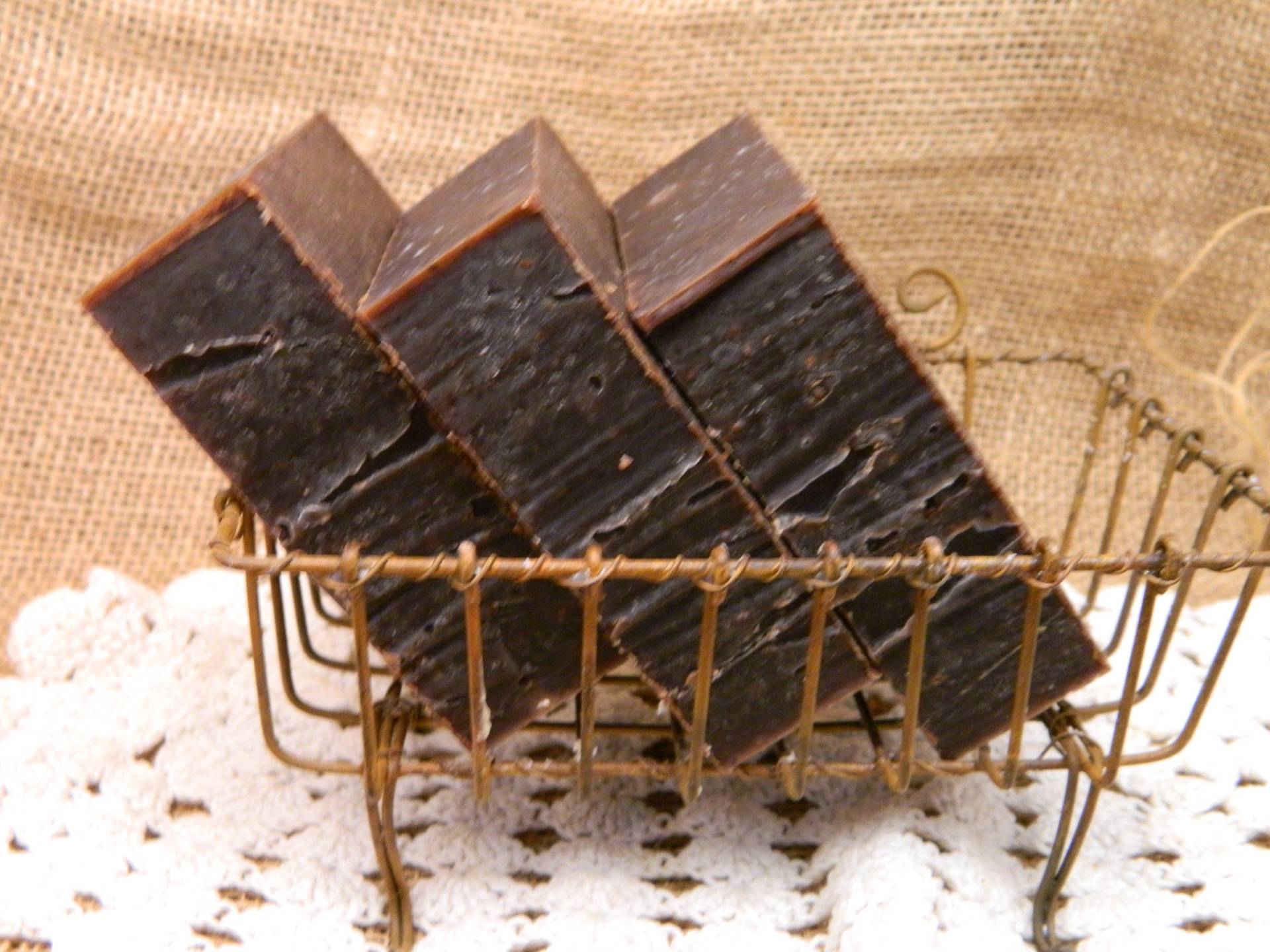 Haselnuss-Kaffee-Ziegenmilch-Seife von Etsy - countrysoapsbymarlen
