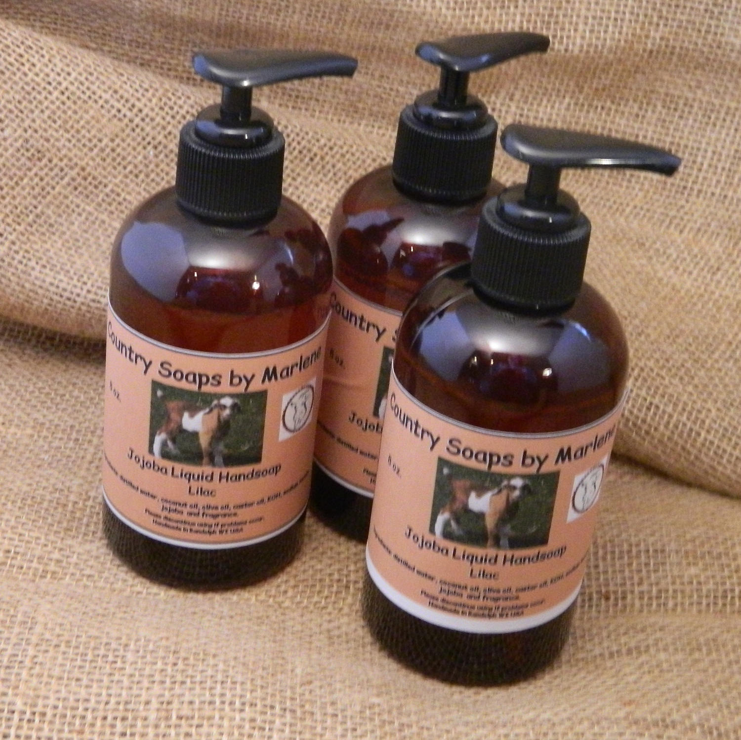 Lila Handseife von Etsy - countrysoapsbymarlen