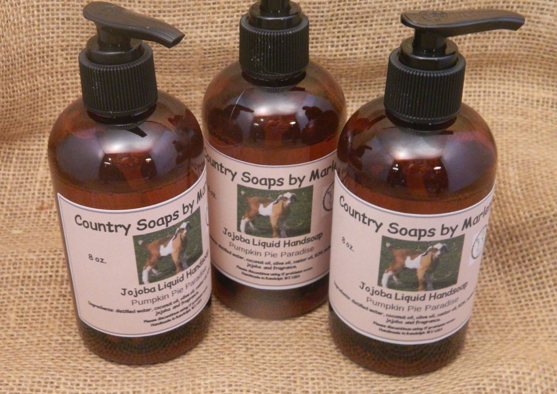Pumpkin Pie Paradise Flüssige Handseife von Etsy - countrysoapsbymarlen