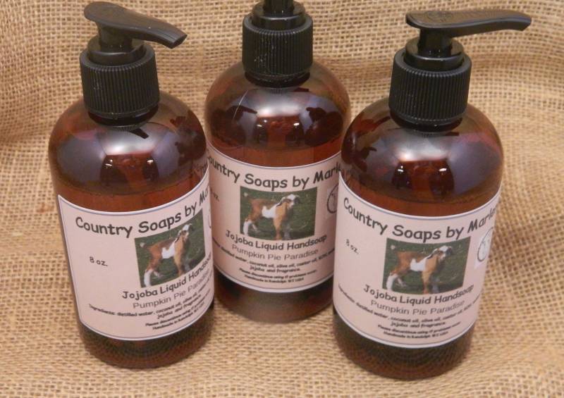 Pumpkin Pie Paradise Flüssige Handseife von Etsy - countrysoapsbymarlen