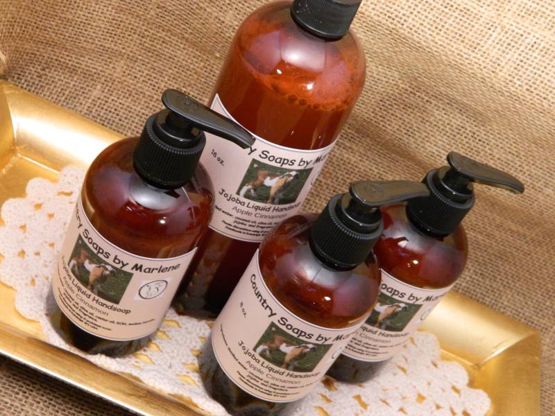Apfel Zimt Flüssigseife von Etsy - countrysoapsbymarlen