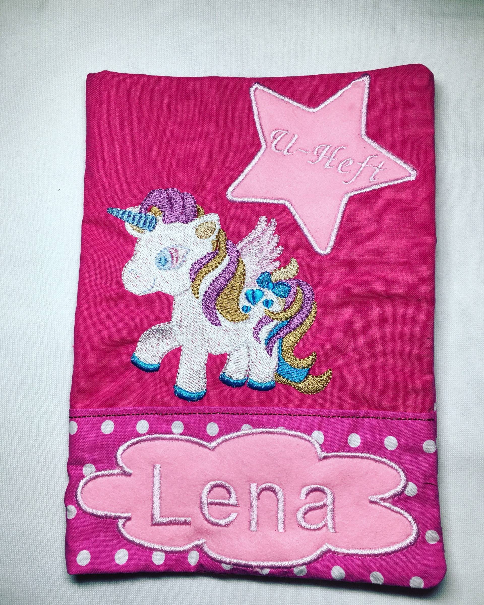 U-Hefthülle Mit Einhorn U-Hefthülle Mit Einhorn von Etsy - createdbyPfeffi