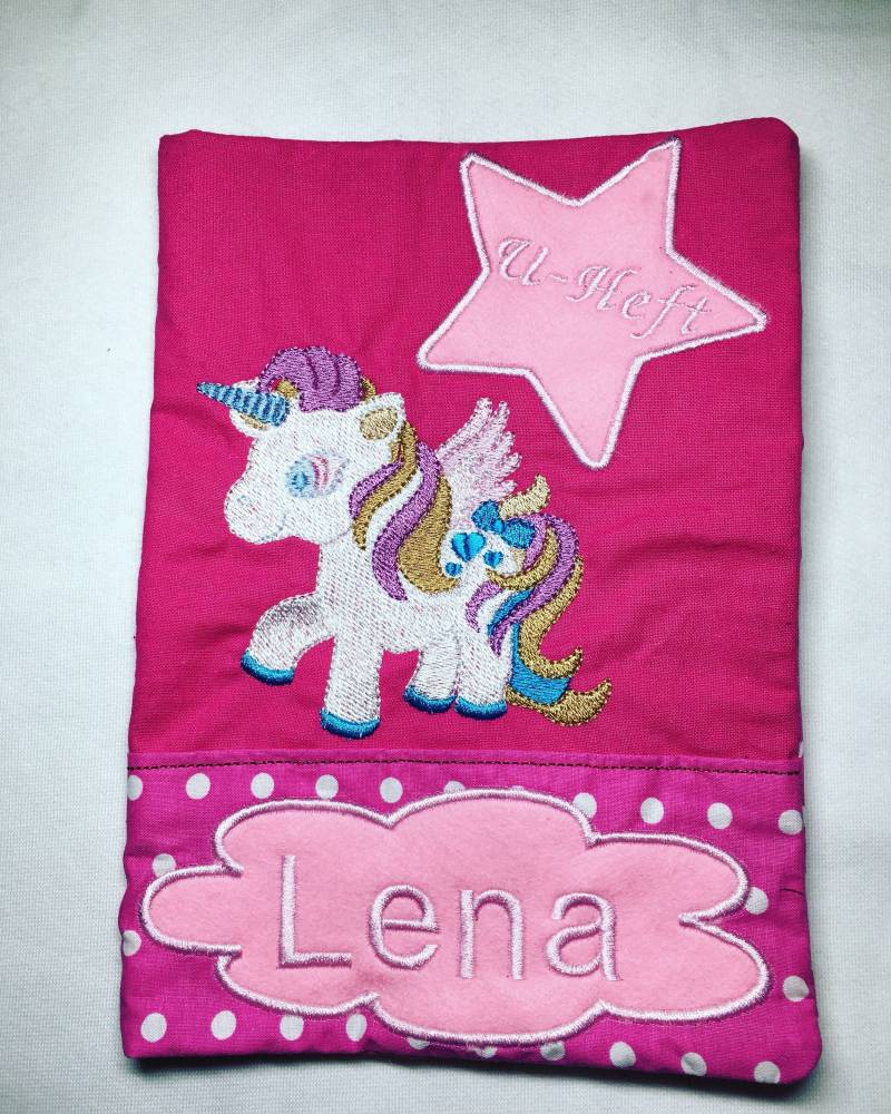 U-Hefthülle Mit Einhorn U-Hefthülle Mit Einhorn von Etsy - createdbyPfeffi