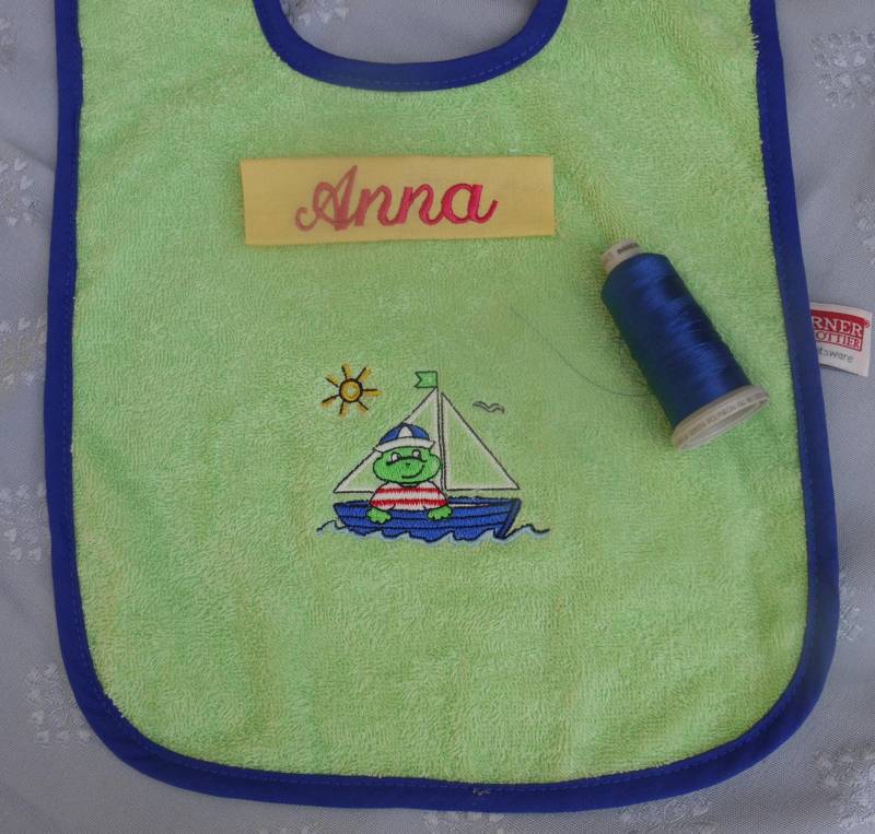 Babylätzchen Riesenlätzchen Mit Namen, Klettverschluss, Grün Blau Schiff Kapitän von Etsy - creavisionGP