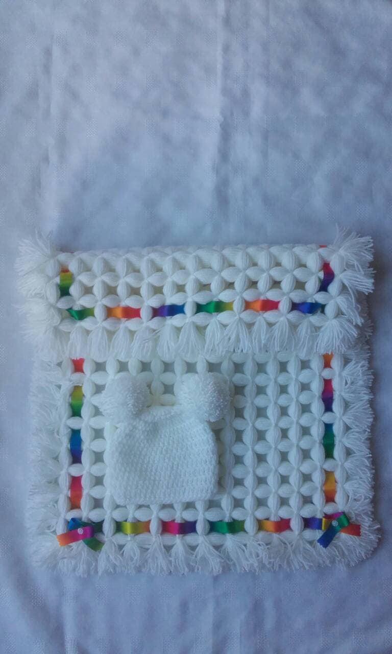 Baby Decke, Loom Kinderwagendecke, Mädchen Autodecke, Häkeldecke, Sofort Versandfertig von Etsy - crochetfifi
