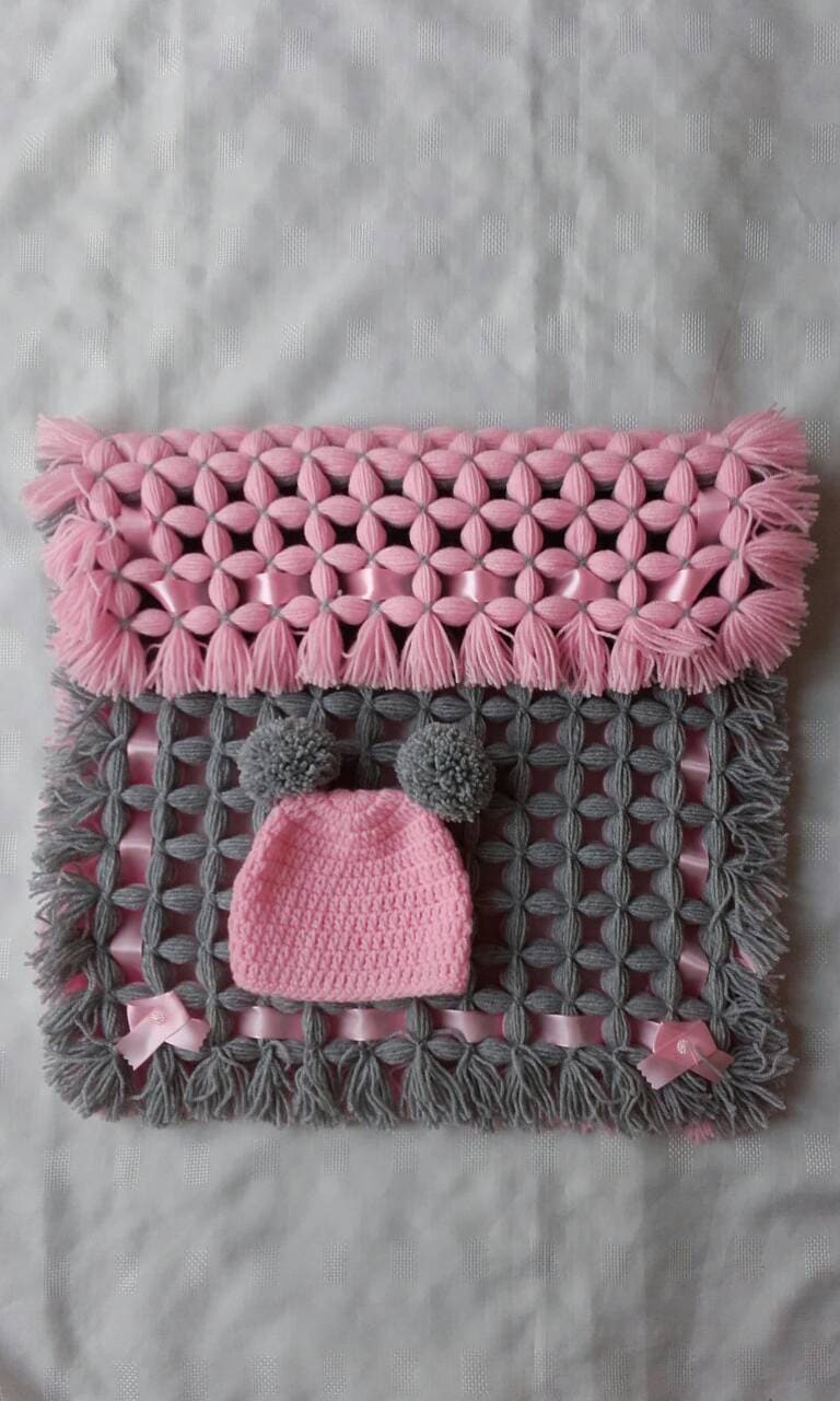 Baby Decke Für Mädchen, Gehäkelte Fürs Auto, Sofort Versandfertig von Etsy - crochetfifi