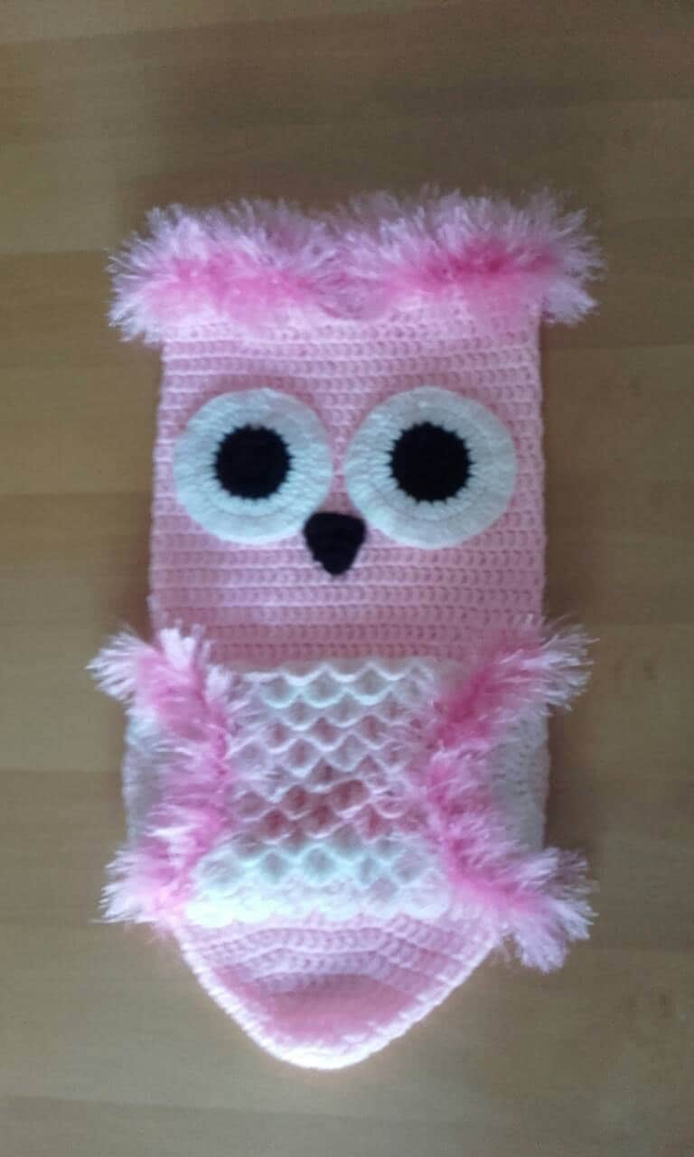 Baby-Schlafsack, Gestrickter Schlafsack, Baby-Kokon, Neugeborene, Versandfertig von Etsy - crochetfifi