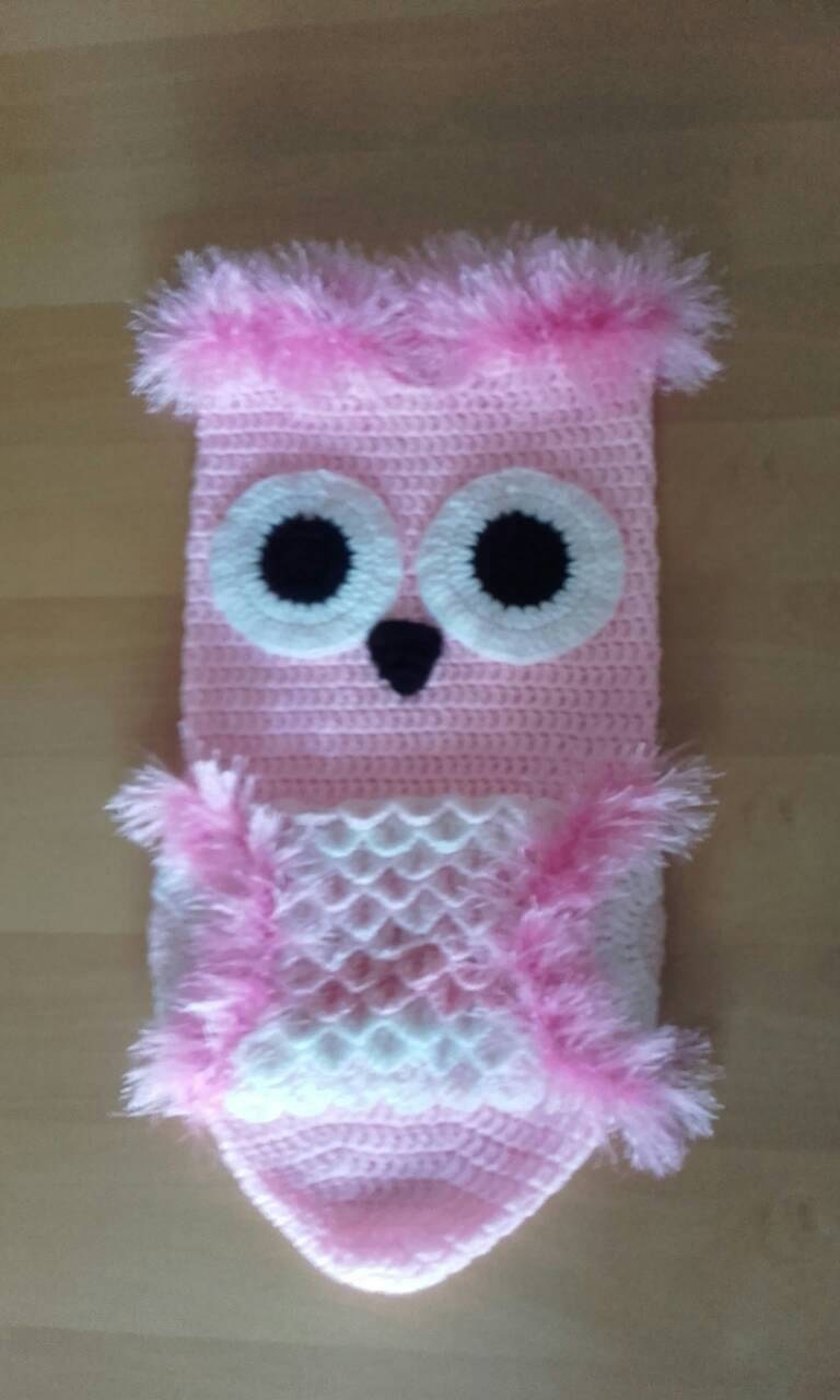 Baby-Schlafsack, Gestrickter Schlafsack, Baby-Kokon, Neugeborene, Versandfertig von Etsy - crochetfifi