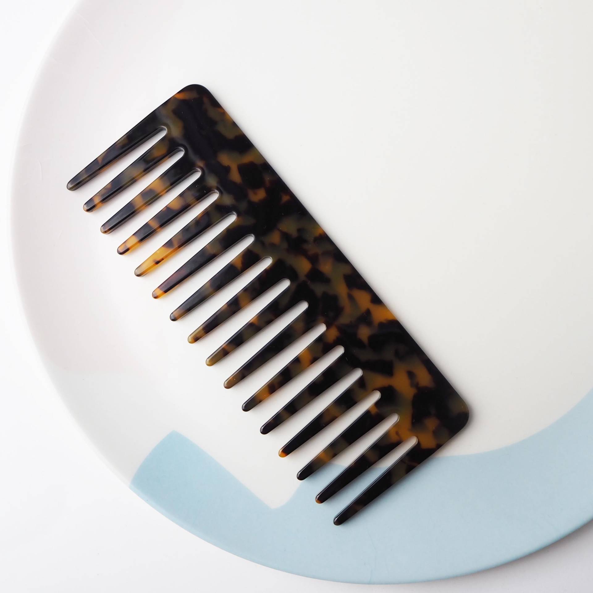 Torty Comb - Schildpatt Acetat-Harz Breiter Zahn Entwirrungs-Haarkamm von Etsy - custommade